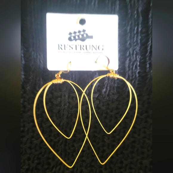 Restrung NWT Guitar String Earrings - Picture 3 of 6